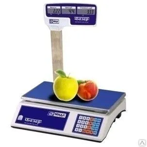 Фото №0 Весы электр. наст. торг. МТ 3/6/15/30 МГЖА 0,5-1/2/5/10; 230х290 "Алекса"