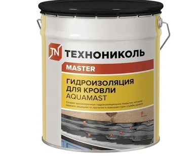 фото Мастика битумно-резиновая Технониколь AquaMast для кровли 18 кг