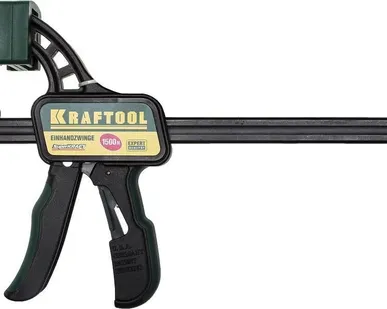 фото Струбцина EcoKraft ручная пистолетная KRAFTOOL 32226-15, 150/350мм, 150кгс