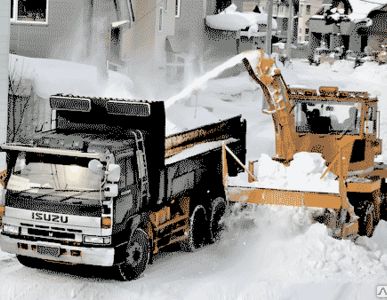 фото Вывоз снега, очистка снега с крыш, уборка територий,
