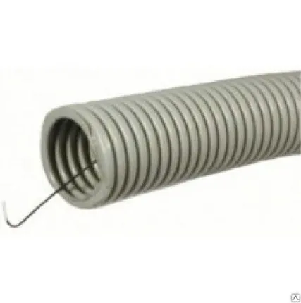 Фото №0 Гофра 16 диаметр (Гофротруба, труба гофрированная) ПВХ