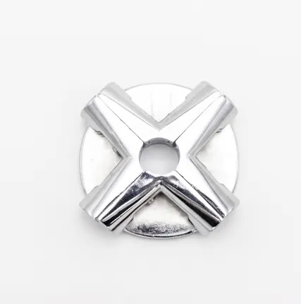 Фото №0 Зажим для труб в 6-ти направлениях с 4 полками d=25мм, хром