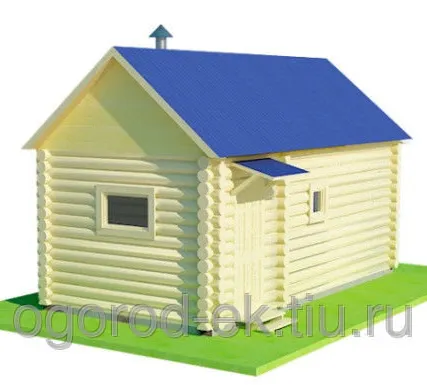 Фото №0 Баня 3х6 м под крышу