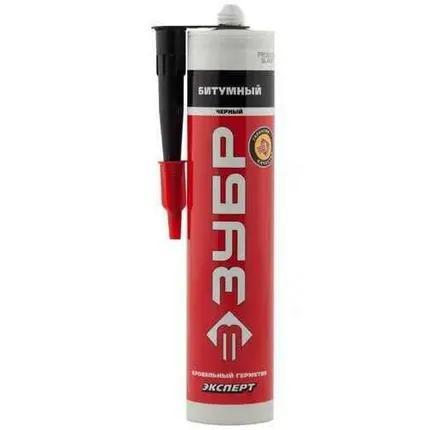 Фото №0 Герметик битумный черный Эксперт Профессионал Зубр
