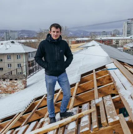 Фото №0 Сделаем крышу для пятиэтажного здания в Красноярске. 