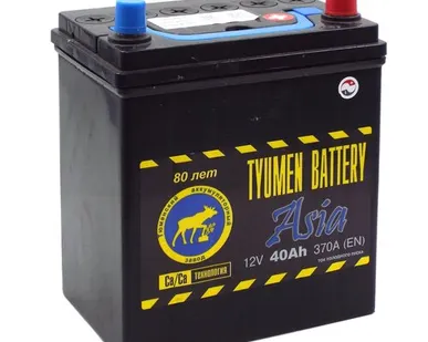 фото Аккумулятор Тюмень Asia 40 Ач о.п.