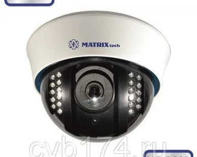 фото Внутренняя AHD видеокамера с вариофокальным объективом MATRIX MT-DW960P20V