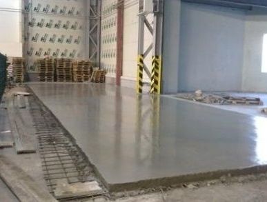 фото Производство бетонных промышленных полов