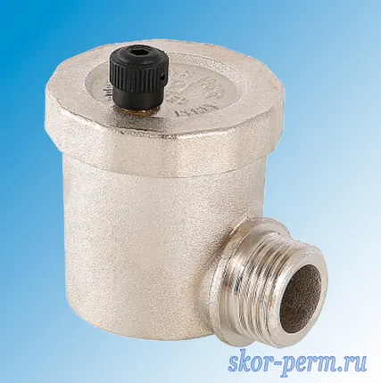 Фото №0 Воздухоотводчик автоматический 1/2&quot; (Ду15) VALTEC угловой, колпачок вертикальный