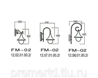 фото Светильник настенный Монако FM-02