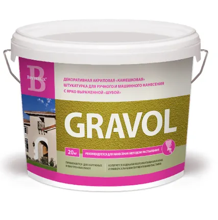 Фото №0 Камешковая штукатурка Gravol Bayramix