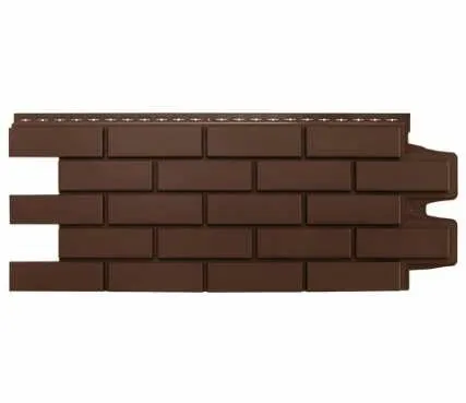 Фото №0 Фасадная панель GL Клинкерный кирпич коричневый