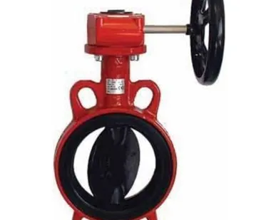 фото Затвор дисковый SYLAX Ду350 Ру16 с редуктором Danfoss