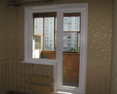 фото Балконный блок дверной