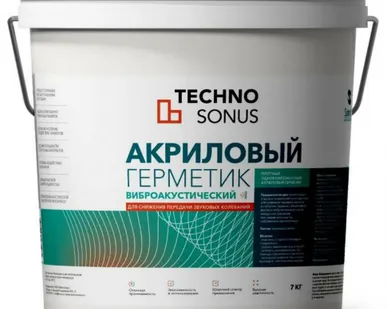 фото Герметик акриловый Сонетик (Sonetic) 7кг/5л, ТехноСонус