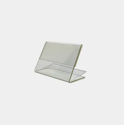 Фото №0 Ценникодержатель горизонтальный 60*40мм (пэт 1,0)