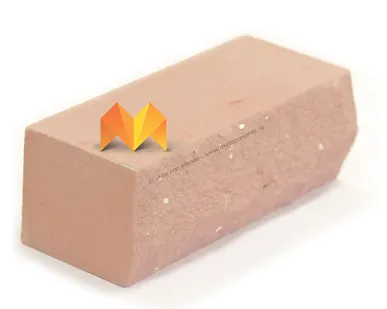 фото Кирпич Simat «Красный» рустированный полнотелый одинарный М-175 (Ложковый)