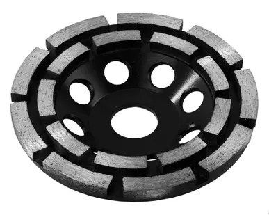 фото Сегментная двухрядная алмазная чашка Зубр 33372-125