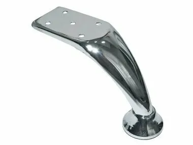 Фото №0 Ножка опора хром Дуга-01