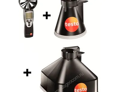 фото Комплект 1 Testo 417 анемометр с набором воронок
