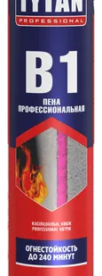 фото Пена профессиональная огнестойкая пистолетная Tytan Professional B1 750мл 21154/17002