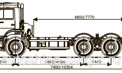 Фото №0 Грузовой автомобиль шасси Камаз 6520-3073-73