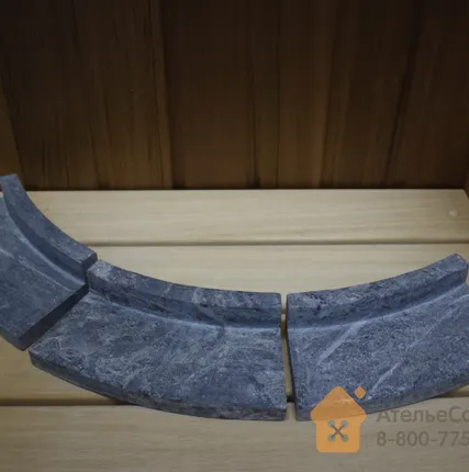 Фото №3 Талькохлоритное ограждение для печи Sawo Tower TH3/TH2-CNR угловое (арт. TH-GUARD-S2-CNR)