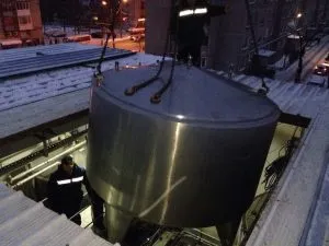 Фото №0 Емкости нержавеющие,объем — 5 куб.м., вертикальные, рубашка, термос Б/У в Москве