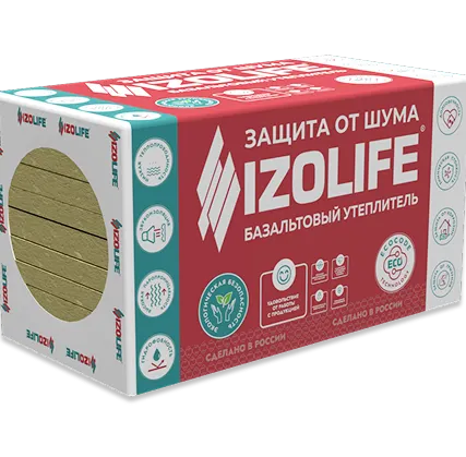 Фото №1 Плита теплоизоляционная IZOLIFE ФАС КЛИНКЕР 131 кг/м3, 100х1200х600 мм 3 шт 2,16 м2, 0,216 м3 (32 уп/пал)