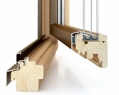 фото Дерево-алюминиевые окна