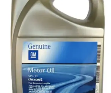фото Моторное масло GM 93165557 5W-30 синтетическое 5 л