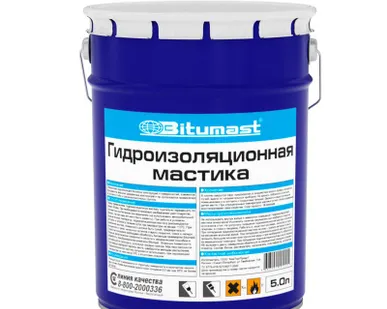 фото Мастика гидроизоляционная 5л Bitumast