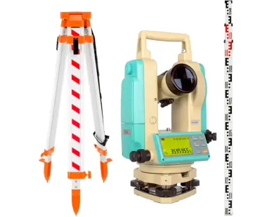 фото Комплект теодолит RGK T-20 (лазерный отвес) штатив рейка - 3 в 1