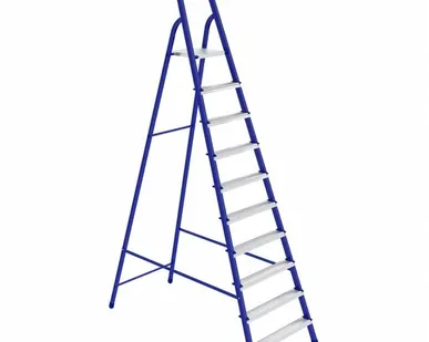 фото Стремянка, 10 ступеней, стальная // Россия