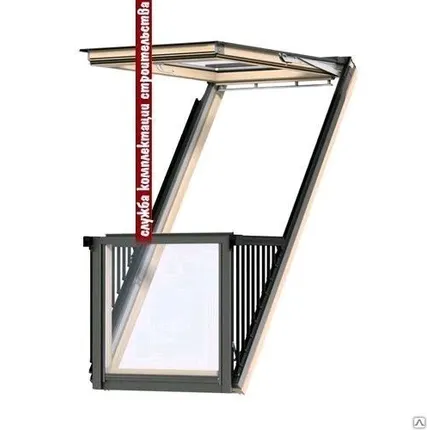 Фото №0 Мансардный балкон (окно-балкон) Velux Cabrio GDL 3066 PK19 94х252