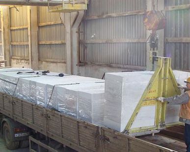 фото Газобетон блок строительный КамгэсЗЯБ 600*400*200 D 400