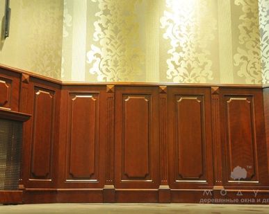 фото Стеновые панели из дерева