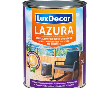 фото Пропитка для древесины Luxdecor Лазурь 10 л