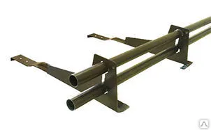 фото Комплект трубчатого снегозадержания BORGE 3 м для черепичной и сланцевой