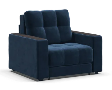 фото Кресло-кровать BOSS 2.0 велюр Monolit синий