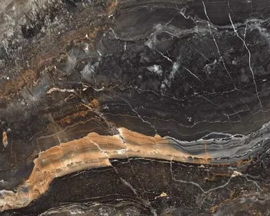 фото Керамогранит Luxury Lawa Nero Carving 60x120
