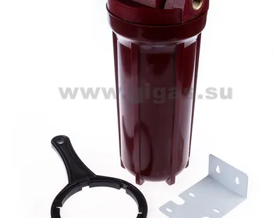фото Колба WF-HOT-10 (3/4") для горячей воды Пласт. красный USTM