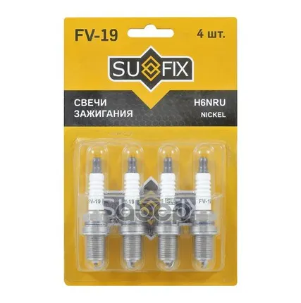Фото №0 Свеча Зажигания (Nickel) SUFIX арт. FV19