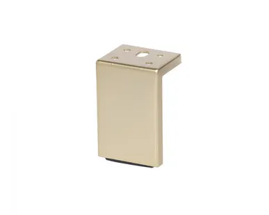 фото Опора меб. мет. WALL h120 брашированное золото AKS