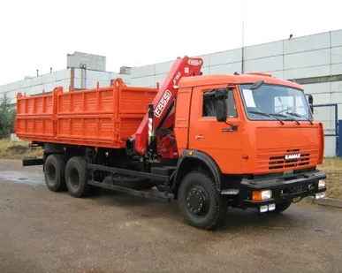 фото САМОСВАЛ КАМАЗ 65115-19 с КМУ FASSI F155A.0.22 (кузов 45143)
в