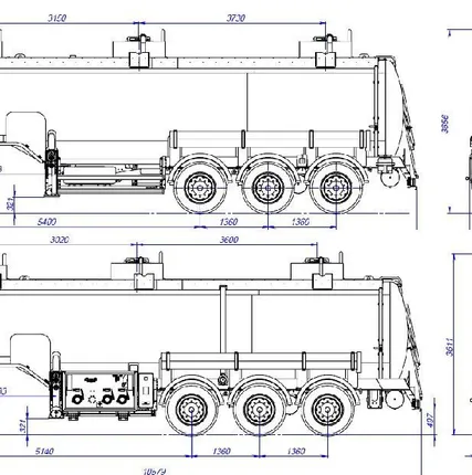 Фото №0 Полуприцеп-цистерна 964849 (23м3, 3 отс.)