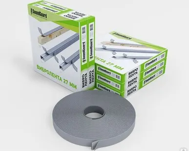 фото Демпферная виброгасящая лента SoundGuard ВиброЛента 27х4 мм 12 мп