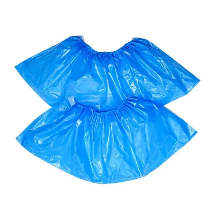 Фото №0 Бахилы полиэтиленовые особопрочные, голубые