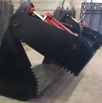 Фото №0 Ковш-челюсти 0,85 куб.м. для погрузчика фронтального ПФУ 1200 ширина 2 м