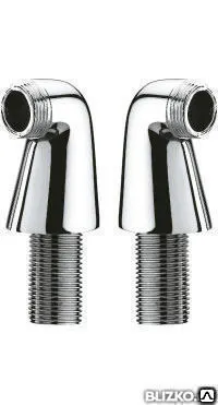 Фото №0 Комплект крепежа смесителя к ванне (вертикальный)